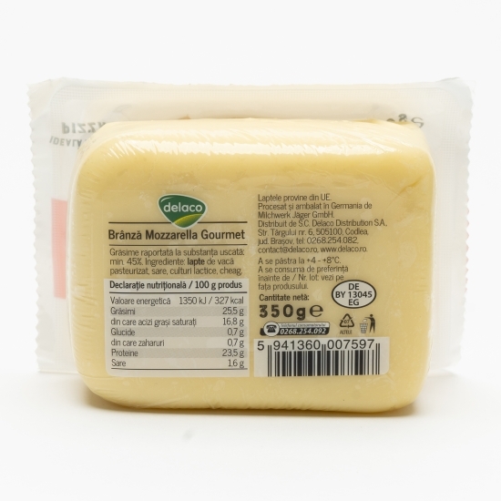 Mozzarella gourmet 350g