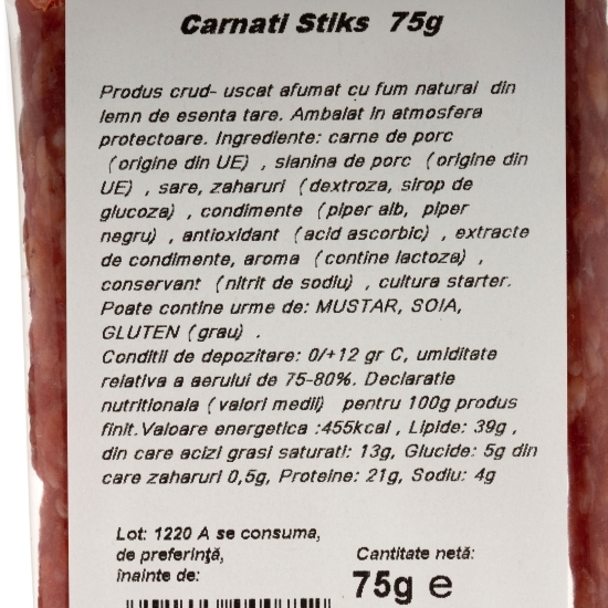 Cârnați sticks 75g