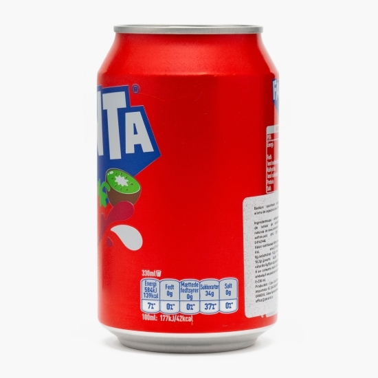 Băutură carbogazoază cu aromă de căpșuni și kiwi, doză 0.33l