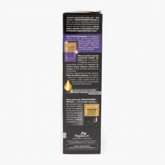 Vopsea permanentă pentru păr 8.1 Expert Oil Fusion blond cenușiu deschis 100ml