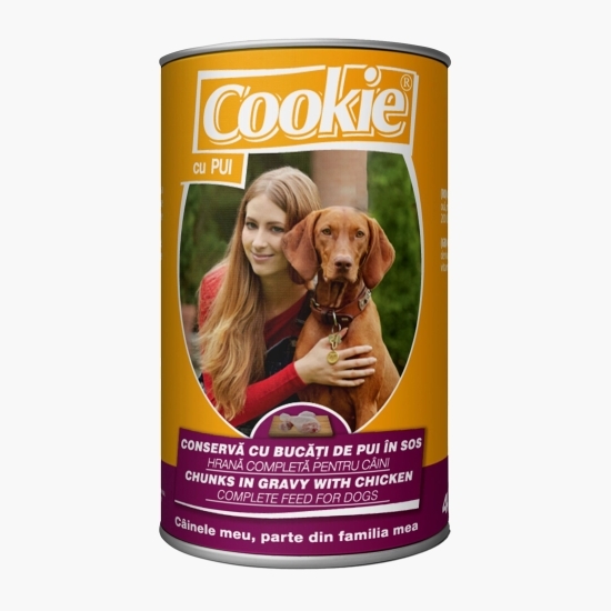 Conservă pentru câini, cu pui, 400g