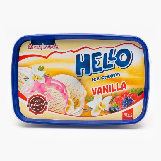 Înghețată  vanilie și topping de fructe de pădure 480g