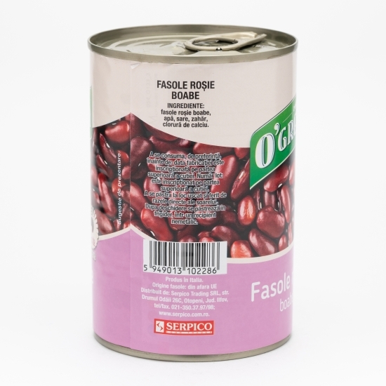 Fasole roșie boabe 400g