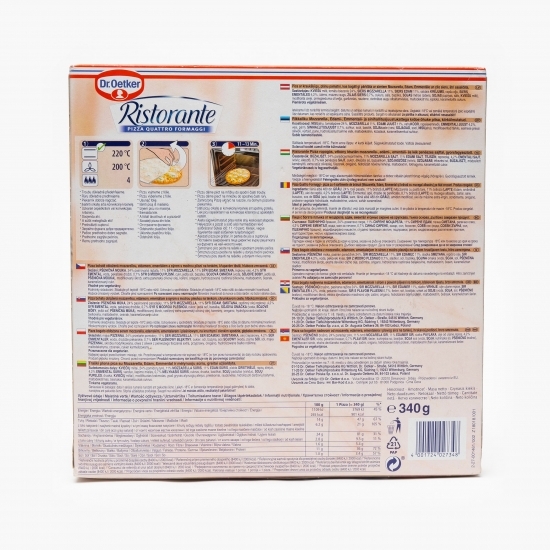 Pizza Ristorante Quattro Formaggi Classico 340g