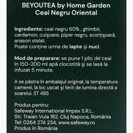 Ceai negru oriental 20 plicuri piramidă