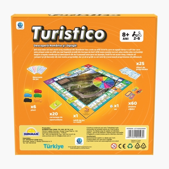 Joc de societate Turistico, 8+ ani
