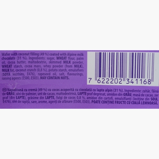 Napolitană cu cocos Waffelini, 31g