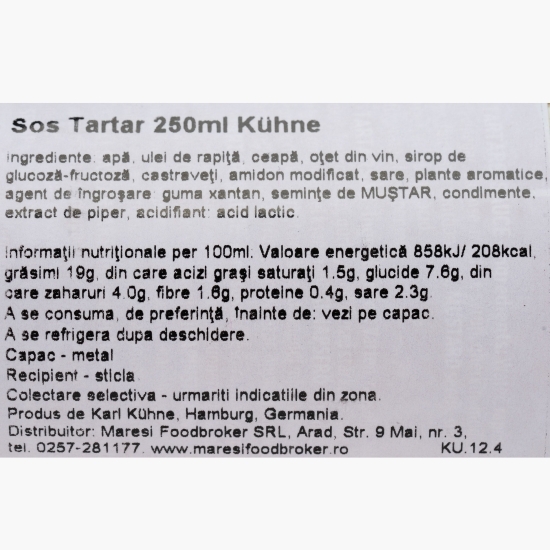 Sos tartar 0.25l