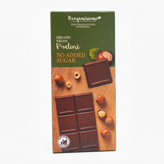 Ciocolată eco vegană cu praline 70g