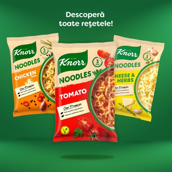 Supă instant noodles cu roșii 65g