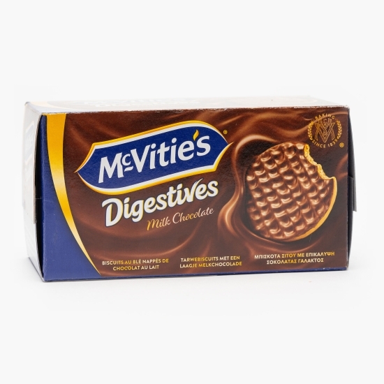 Biscuiți din grâu acoperiți cu ciocolată cu lapte 200g