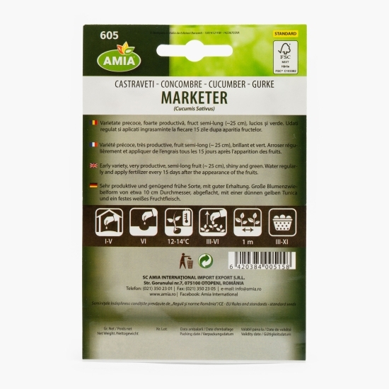 Semințe Castraveți Marketer 1.7g