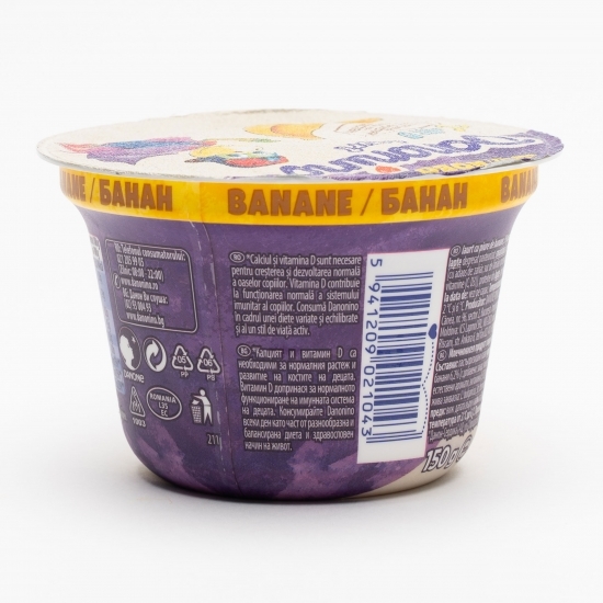 Iaurt cu piure de banane 150g