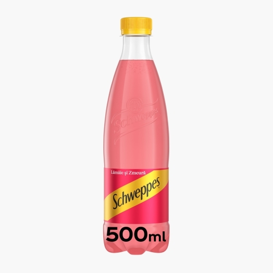 Apă tonică cu aromă de lămâie și zmeură 0.5l
