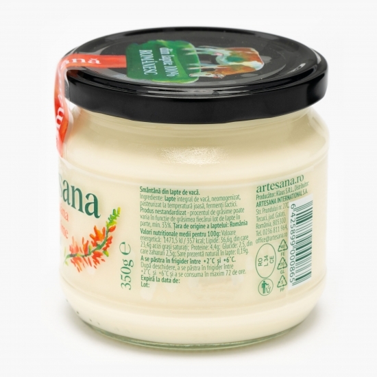Smântână din lapte de vacă 35% grăsime 350g