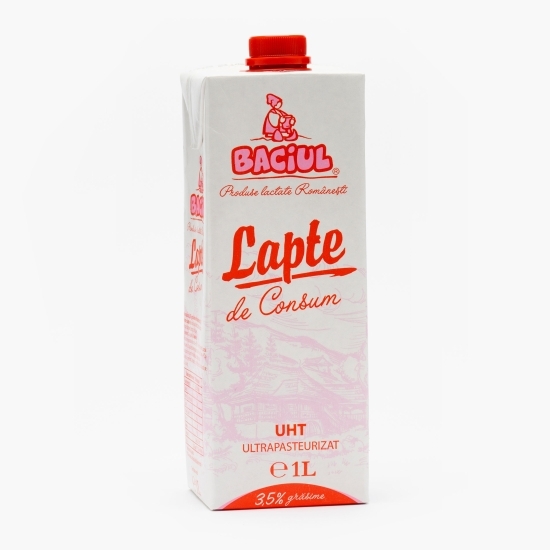 Lapte UHT 3.5%, grăsime 1l