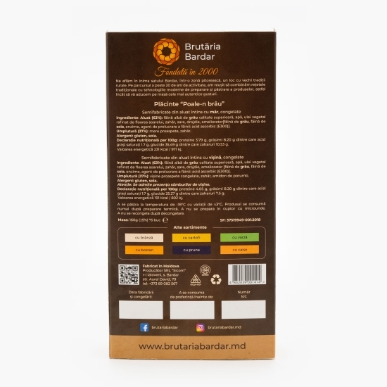 Plăcinte "Poale-n brâu" cu vișină/măr 6x160g