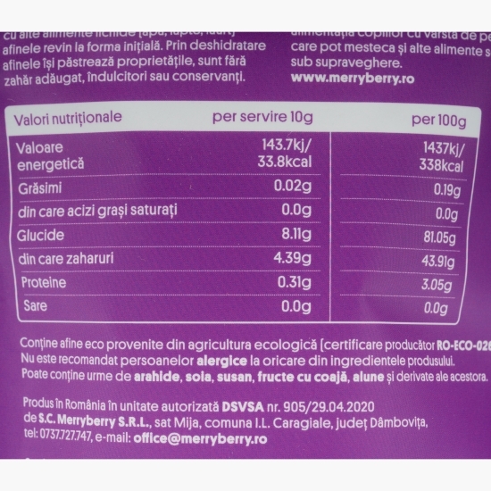 Afine eco deshidratate 100g