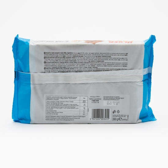 Biscuiți cu lapte proaspăt și cacao 390g
