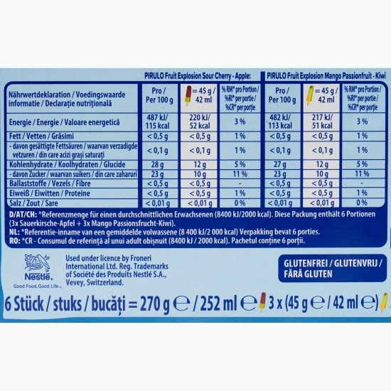 Sorbet de mere și vișine 252ml (270g)