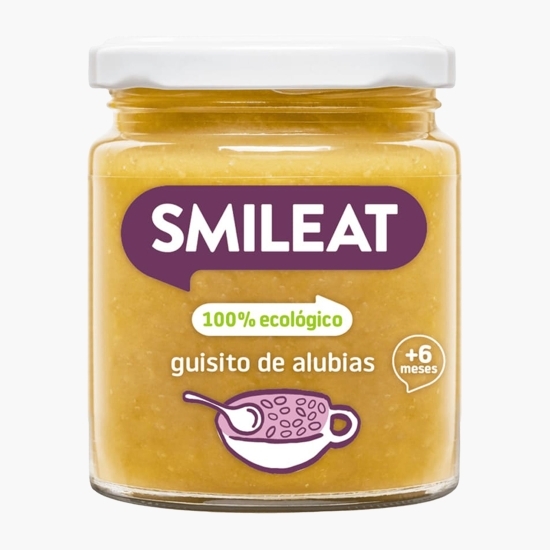 Piure eco de legume cu fasole albă, vițel și ulei măsline, +6 luni, 230g