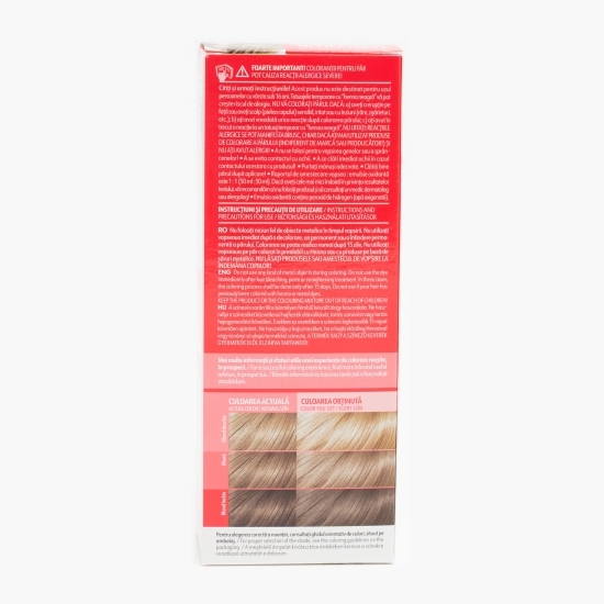 Vopsea permanentă pentru păr Ultra 10 blond cenușiu 100ml