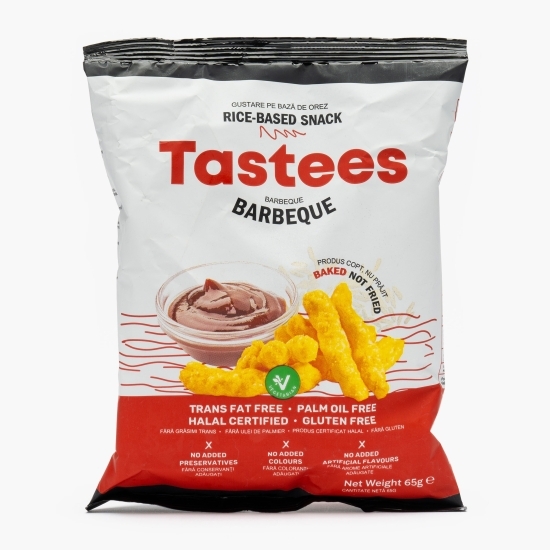 Snack de orez cu aromă de barbeque, fără gluten 65g