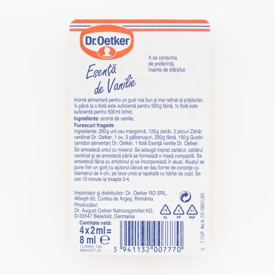 Esență de vanilie 4x2ml