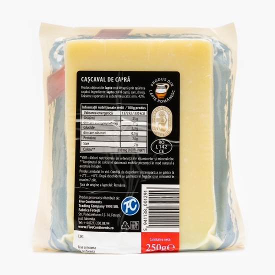 Cașcaval de capră 42%, 250g