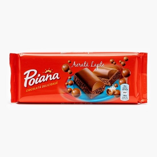 Ciocolată aerată cu lapte 80g