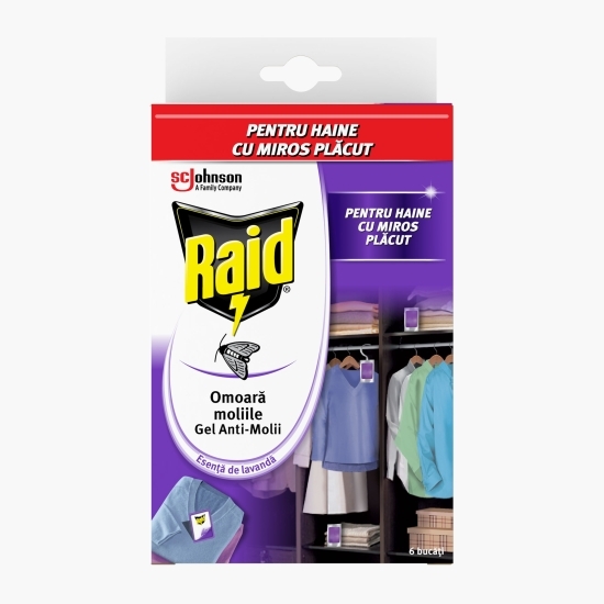 Gel anti-molii cu lavandă 6 buc
