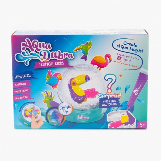 Acvariu cu lumini și figurine de modelat Tropical Birds 5+ ani