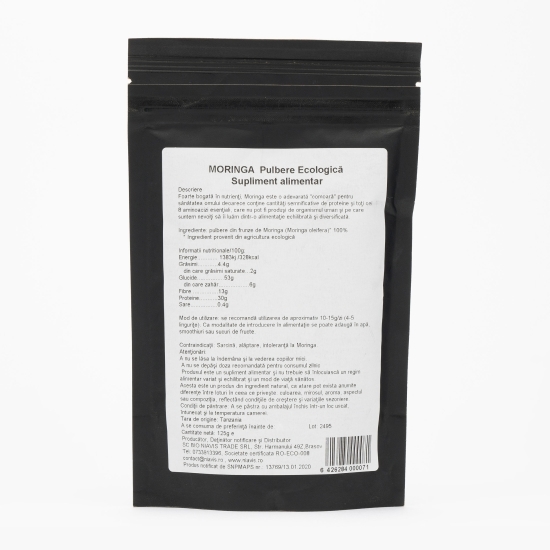 Moringa pulbere ecologică 125g