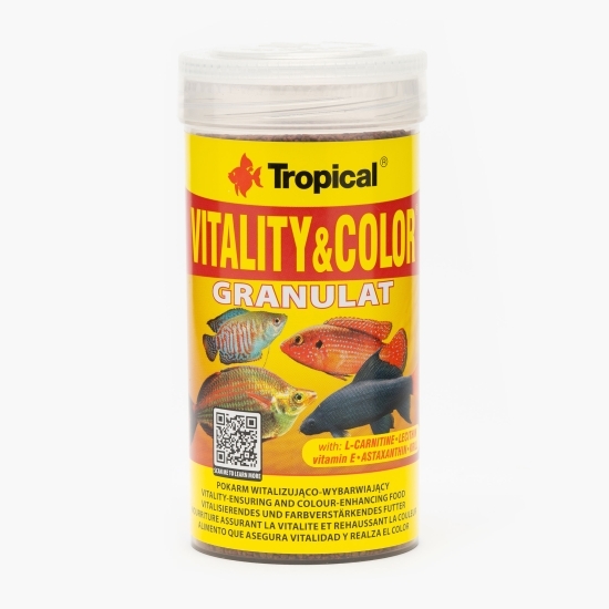 Hrană granulată pentru pești, 138g, Vitality&Color