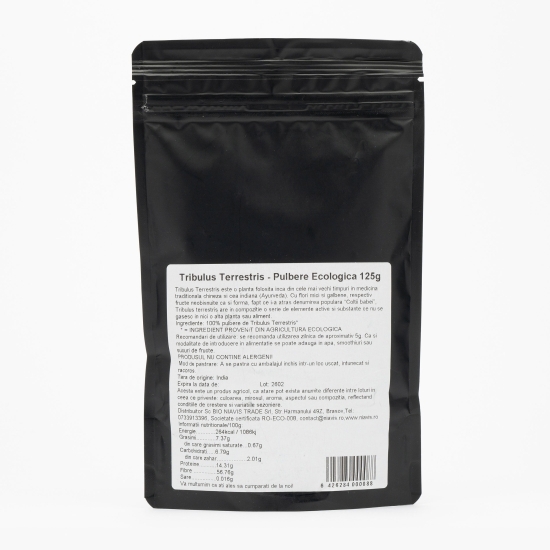 Tribulus Terrestris pulbere ecologică 125g