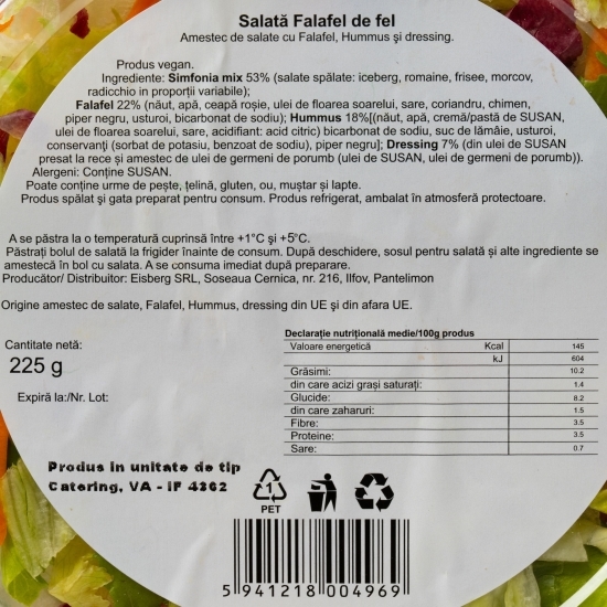 Salată Falafel de fel 225g
