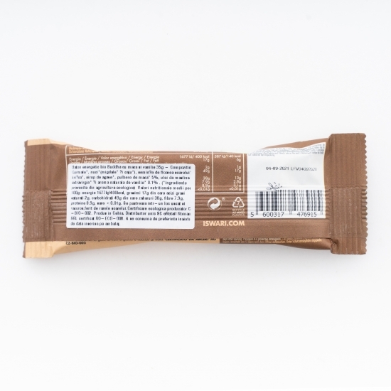 Baton energizant eco Buddha cu maca și vanilie 35g
