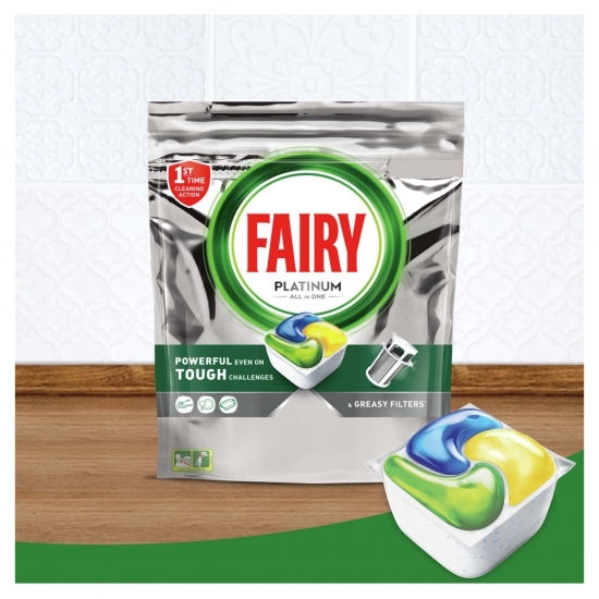 Detergent automat capsule pentru mașina de spălat vase Platinum, 66 spălări