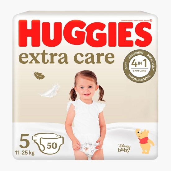 Scutece Extra Care mega mărimea 5, 11-25kg, 50 buc