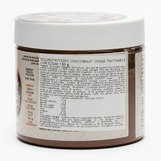 Cremă tartinabilă Choco & Nut Low Sugar 180g