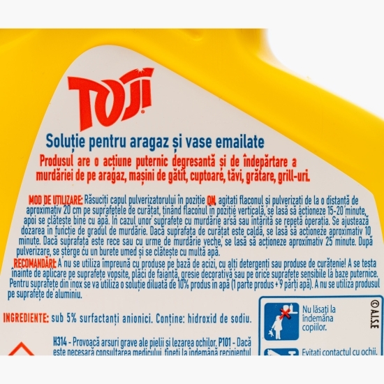 Soluție pentru curățat aragazul Toji Forte 0.75l