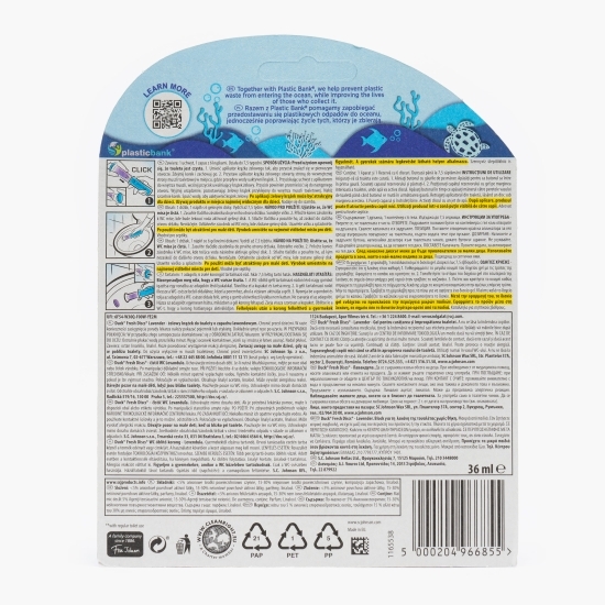 Aparat pentru curățarea toaletei Fresh Discs lavandă, 6 discuri