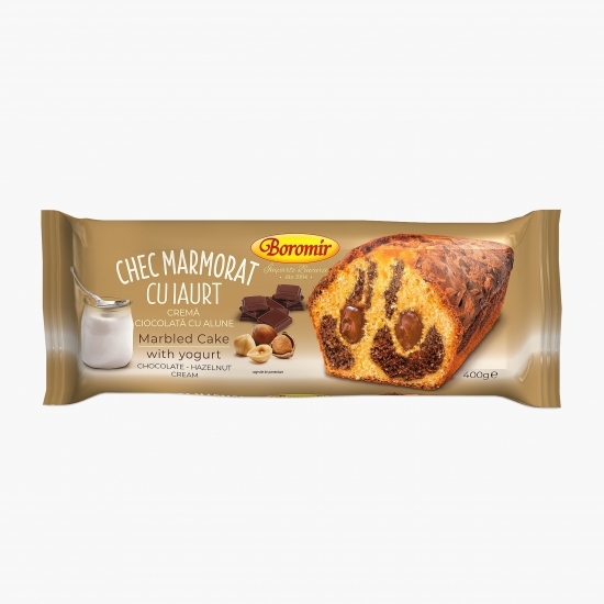 Chec marmorat cu cremă de ciocolată cu alune 400g