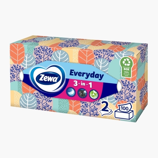 Șervețele faciale Everyday 2 straturi, 100 buc