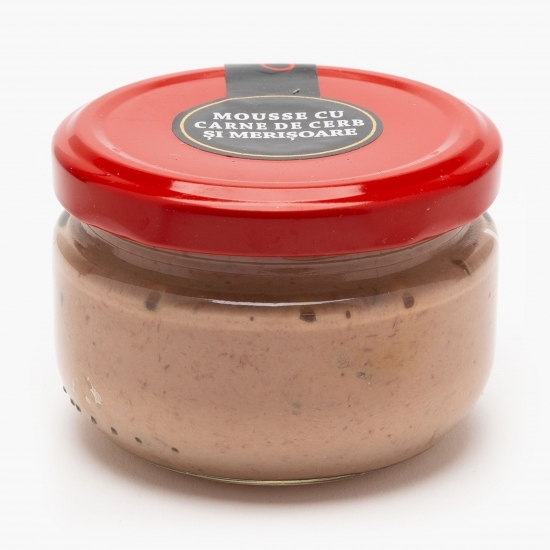 Mousse cu carne de cerb și merișoare 100g
