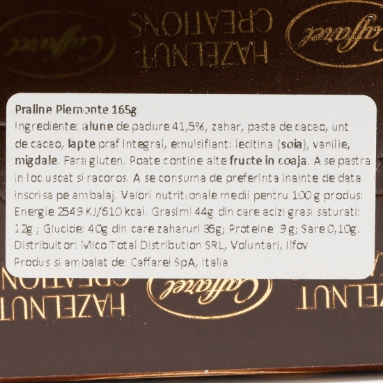 Praline Piemonte 165g
