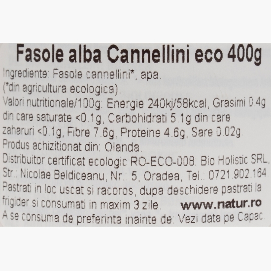Fasole albă Cannellini eco 400g