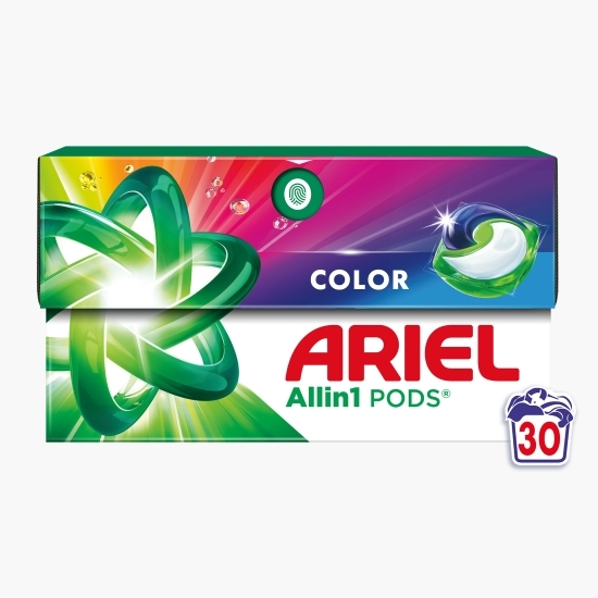Detergent de rufe capsule All-in-One Pods Color, 30 spălări, 30 buc