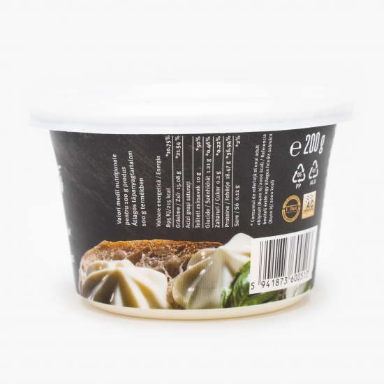 Brânză topită cu smântână 200g