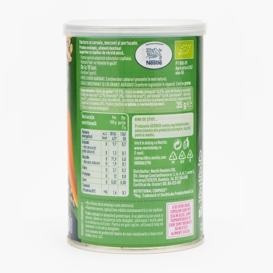 Gustare eco de grâu, ovăz, morcovi și portocale 35g